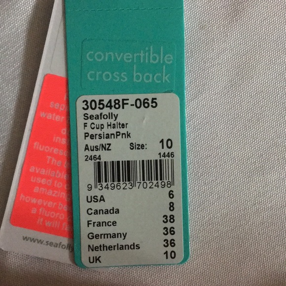 Seafolly Pink Persian 2 Piece Bikini - Picture 5 of 7